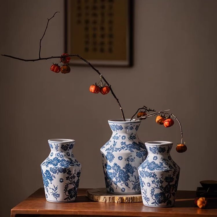 Indigo Porcelain Vase
