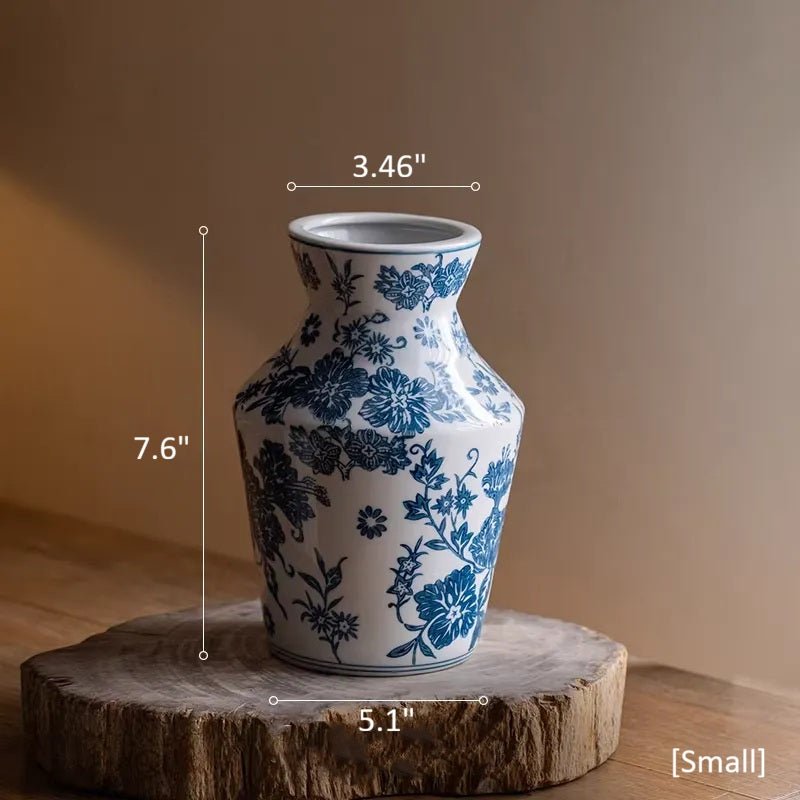 Indigo Porcelain Vase