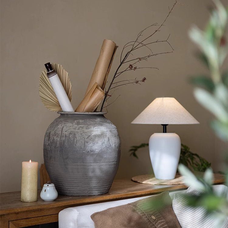 Large Antique Ceramic Pot