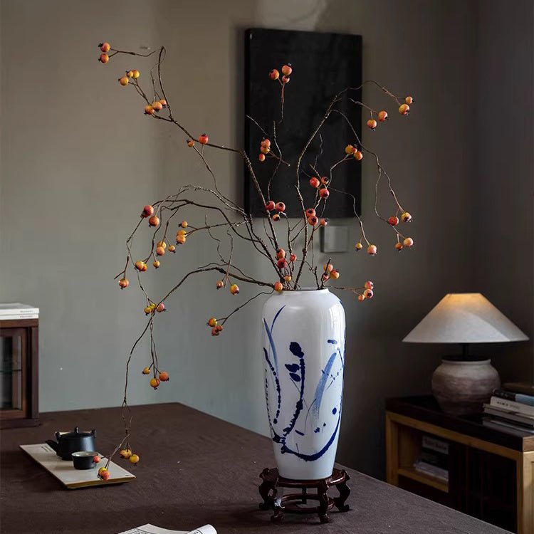 Leafless Berry Branch Stem 45.2" Tall
