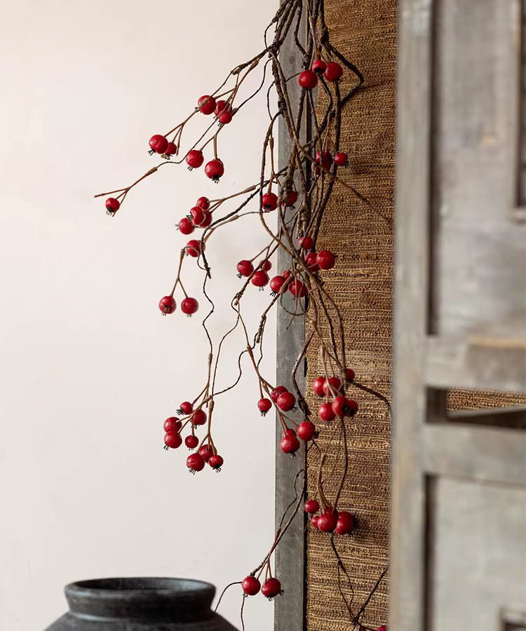 Leafless Berry Branch Stem 45.2" Tall