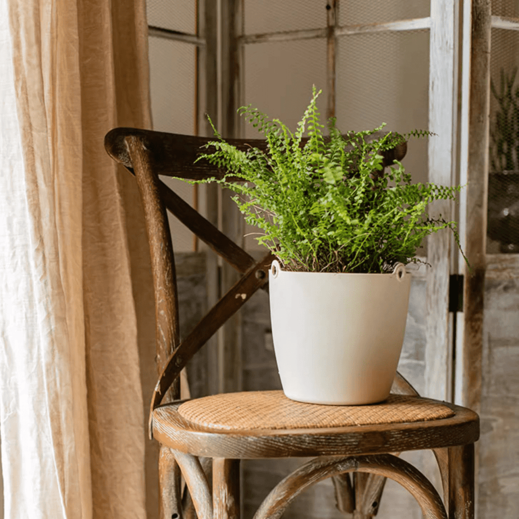 Modern Resin Hanging Planter for Artificial Plants