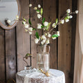 Artificial Makino Fruit Stem in White 39" Tall