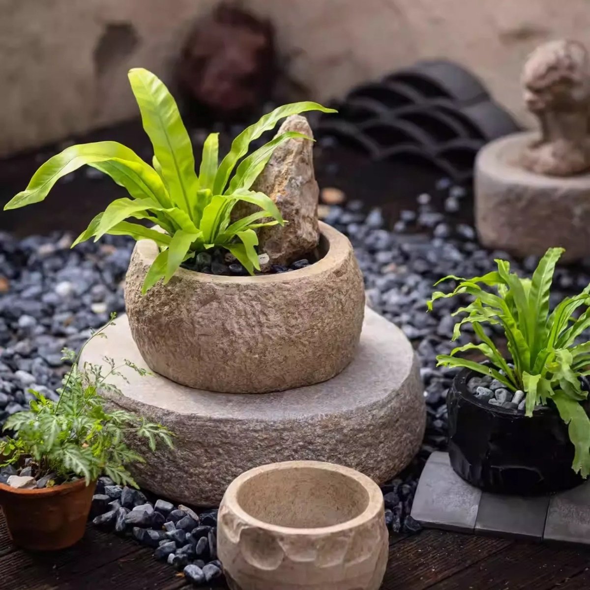 Mesa Cement Pot Planter