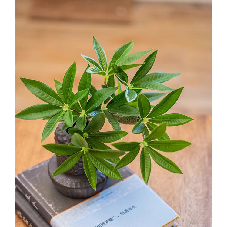 Mini Faux Potted Green Plant