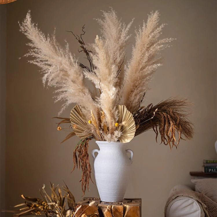 Natural Reed Stem 10 Stem Set 51" Tall
