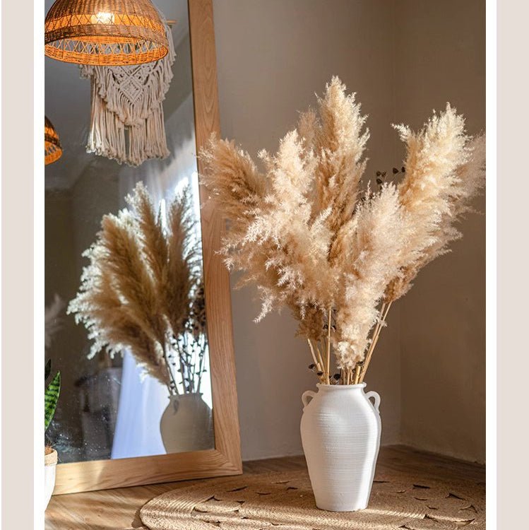 Natural Reed Stem 10 Stem Set 51" Tall