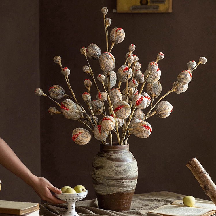 Rustic Dried Pot Stem 41" Tall