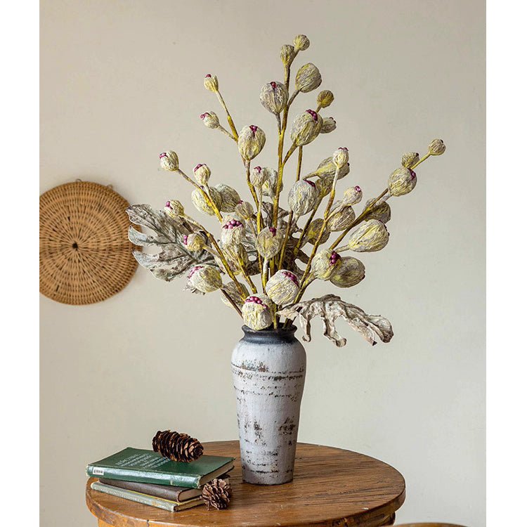 Rustic Dried Pot Stem 41" Tall