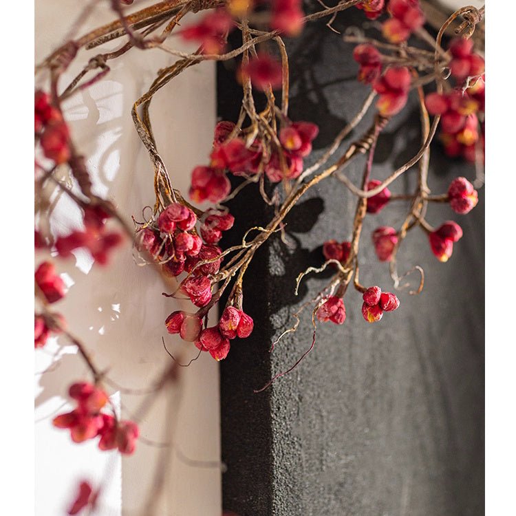 Artificial Red Budded Twig 41.7" Tall