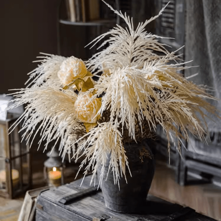 Artificial Elegant Reed Grass Stem 39" Tall