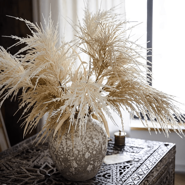 Artificial Elegant Reed Grass Stem 39" Tall