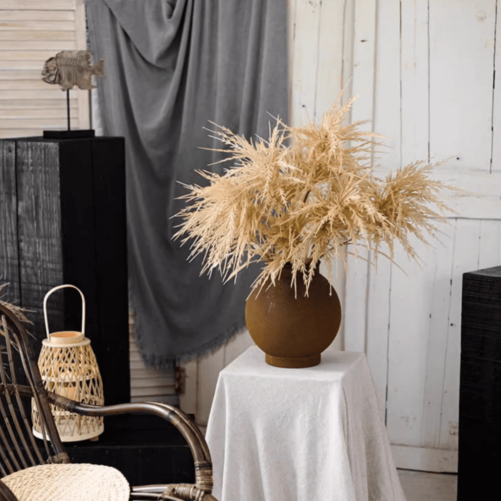 Artificial Elegant Reed Grass Stem 39" Tall