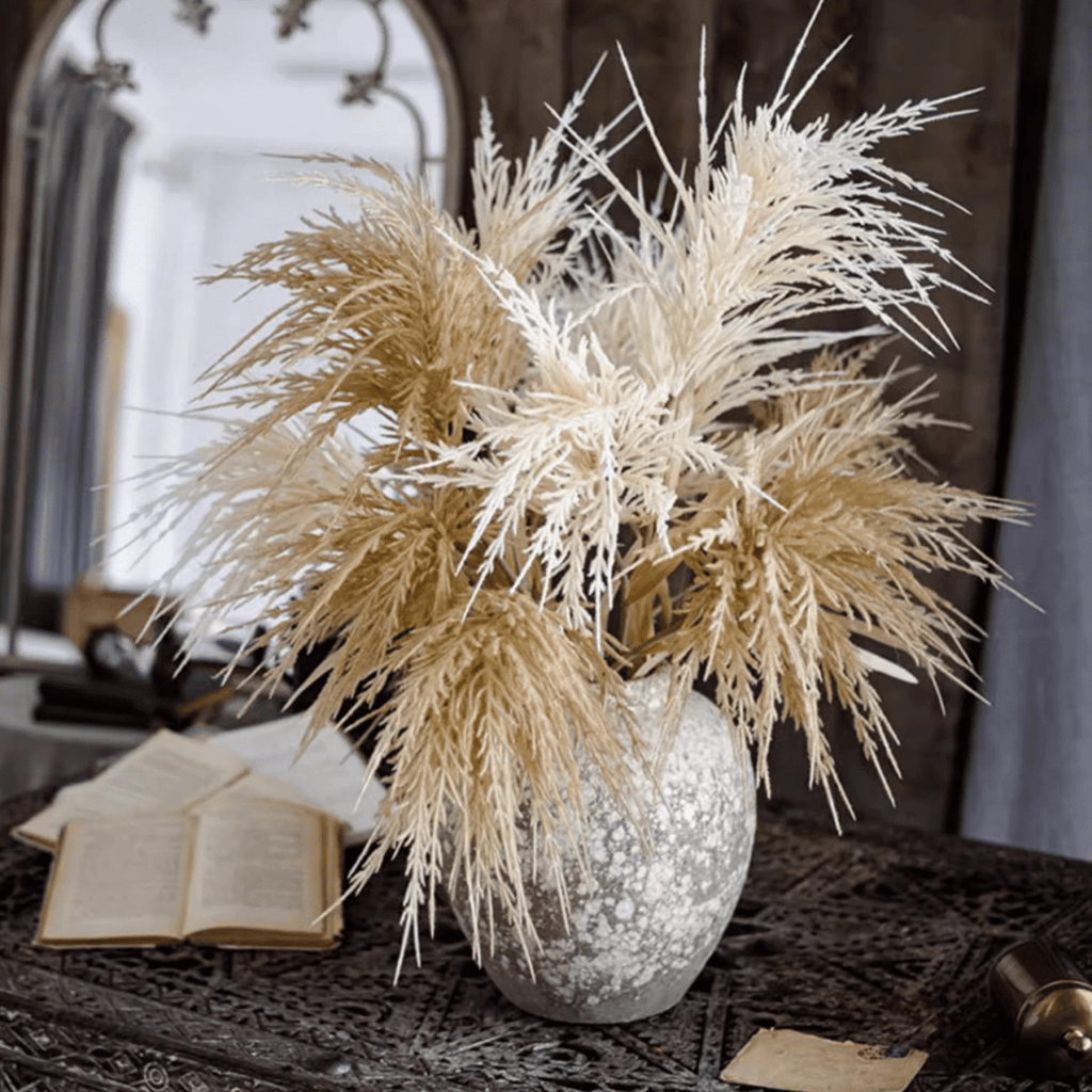 Artificial Elegant Reed Grass Stem 39" Tall