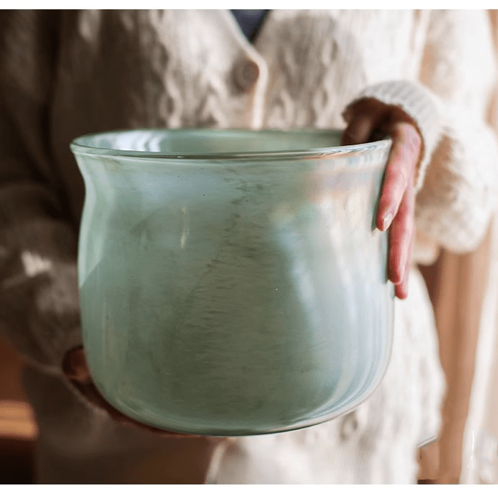 Ruhai Low Glass Vase