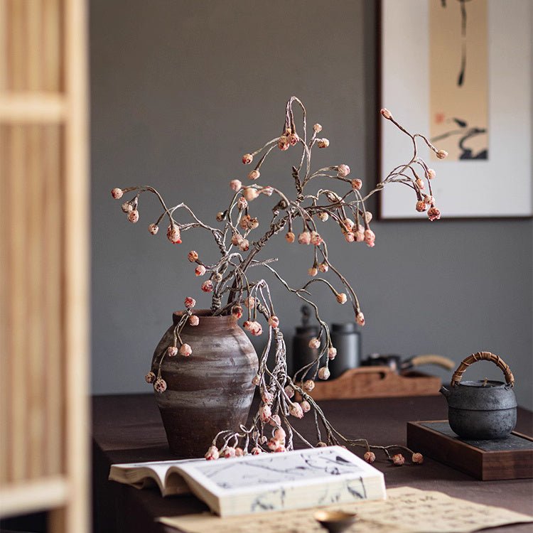 Rustic Silent Bud Twig 45.3" Tall