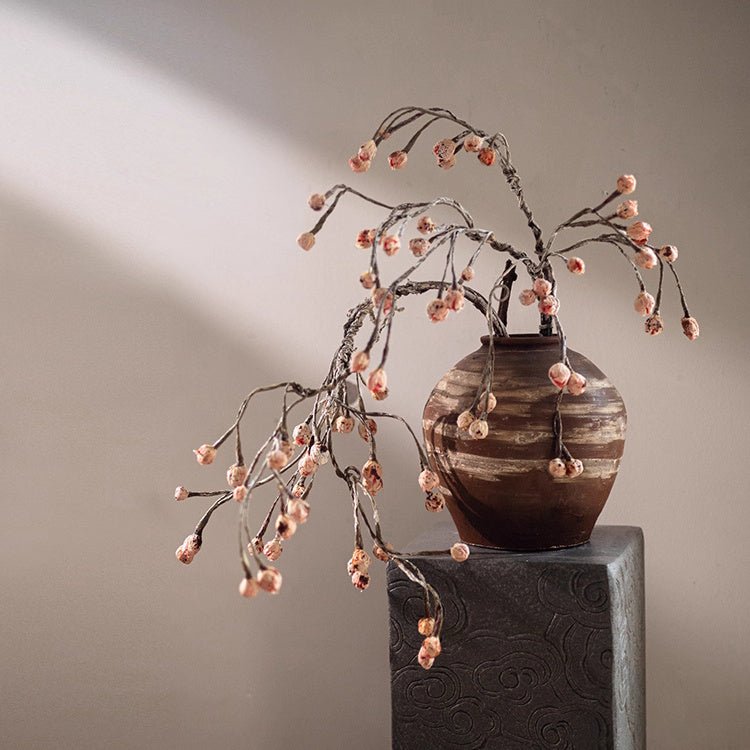 Rustic Silent Bud Twig 45.3" Tall