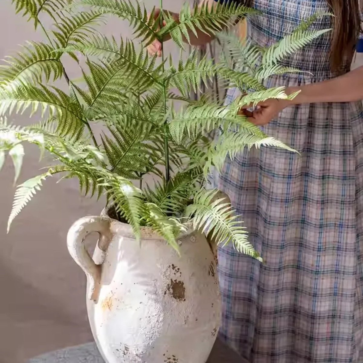 Artificial Tall Fern Leaf Stem