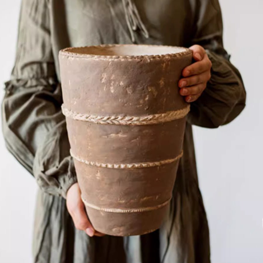 Tasha Red Terracotta Planter