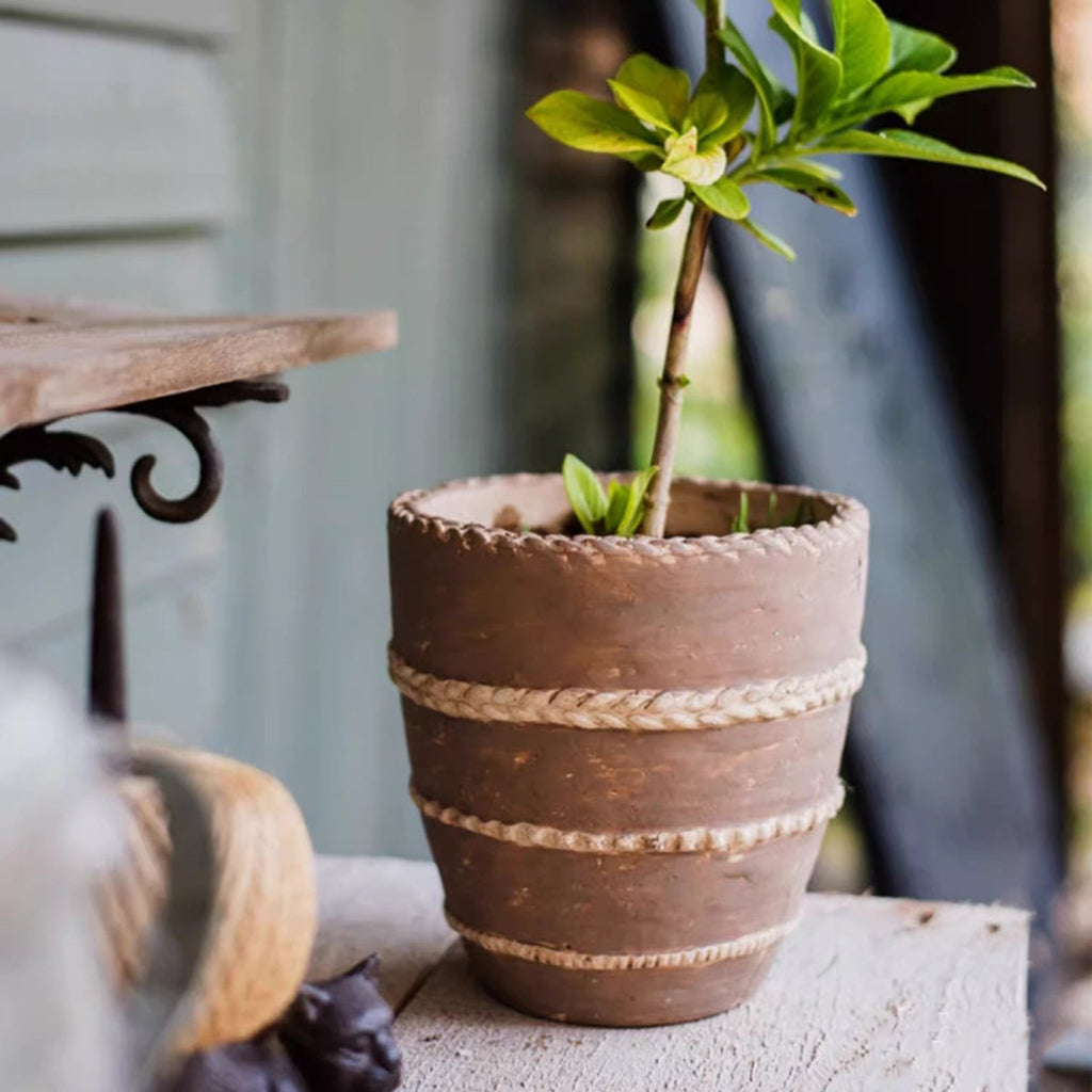 Tasha Red Terracotta Planter