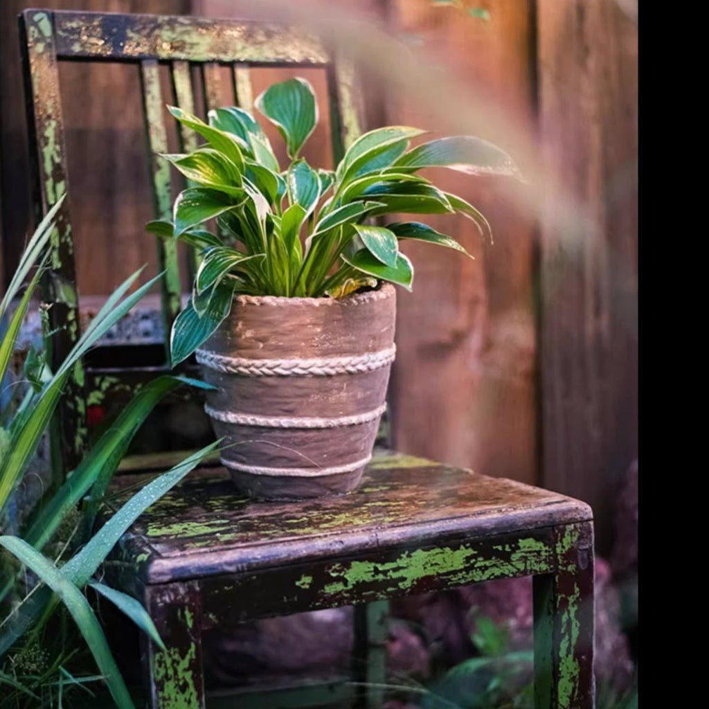 Tasha Red Terracotta Planter