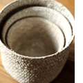 Natural Woven Round Storage Basket