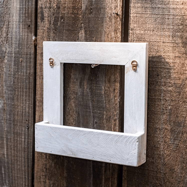 Wood Hanging Floral Frame