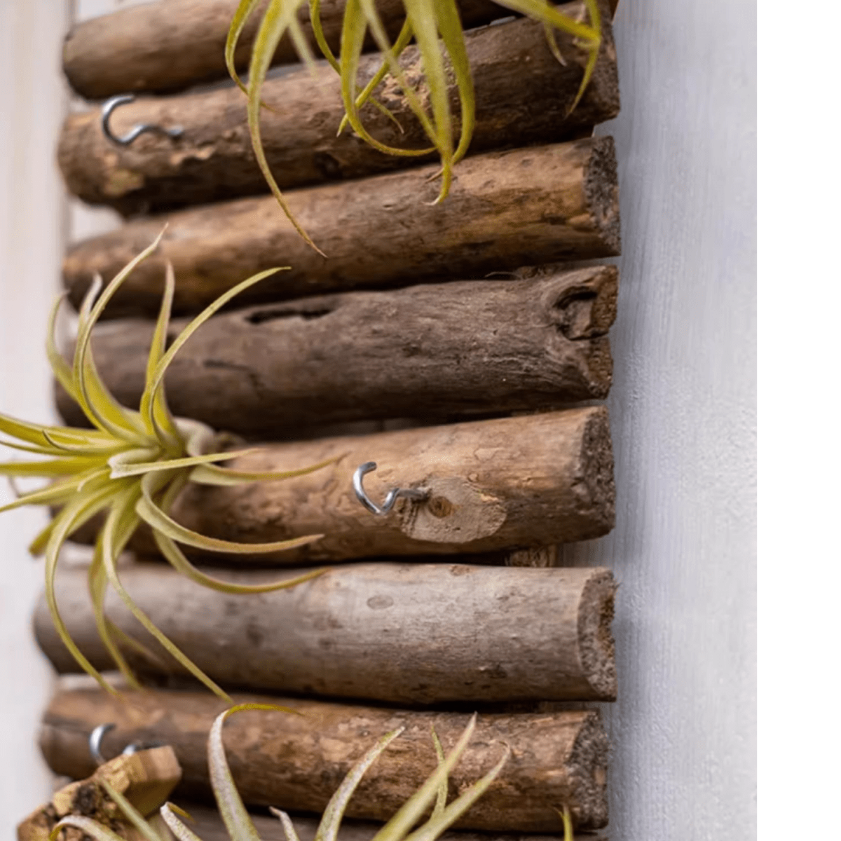 Rustic Wood Ladder Wall Décor Tool Organizer