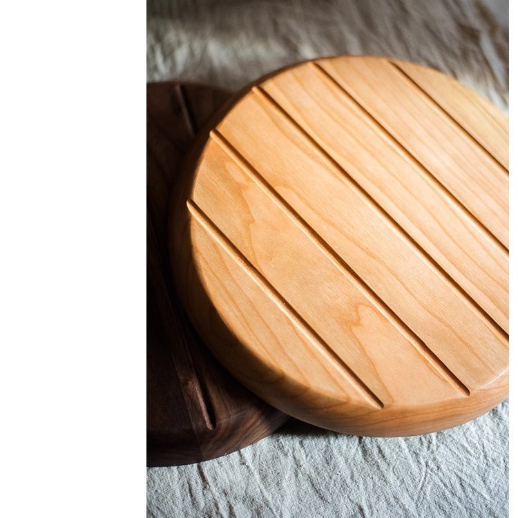 Natural Wood Plate Serving Tray
