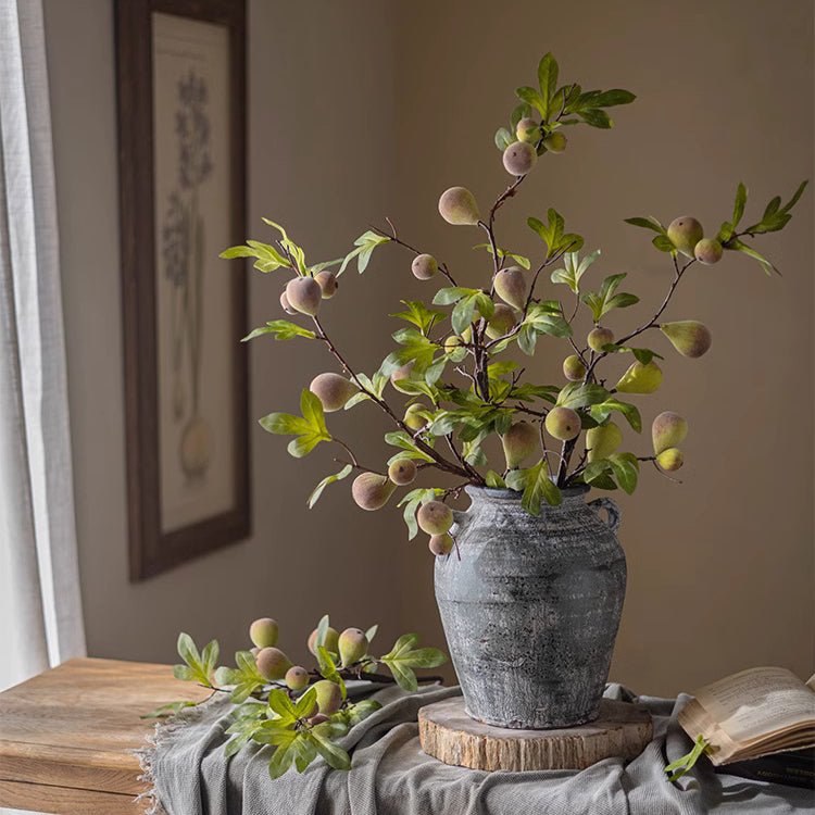 Wild Garden Faux Fig Stem 35.4" Tall
