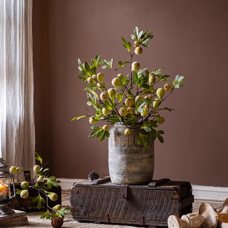 Wild Garden Faux Fig Stem 35.4" Tall