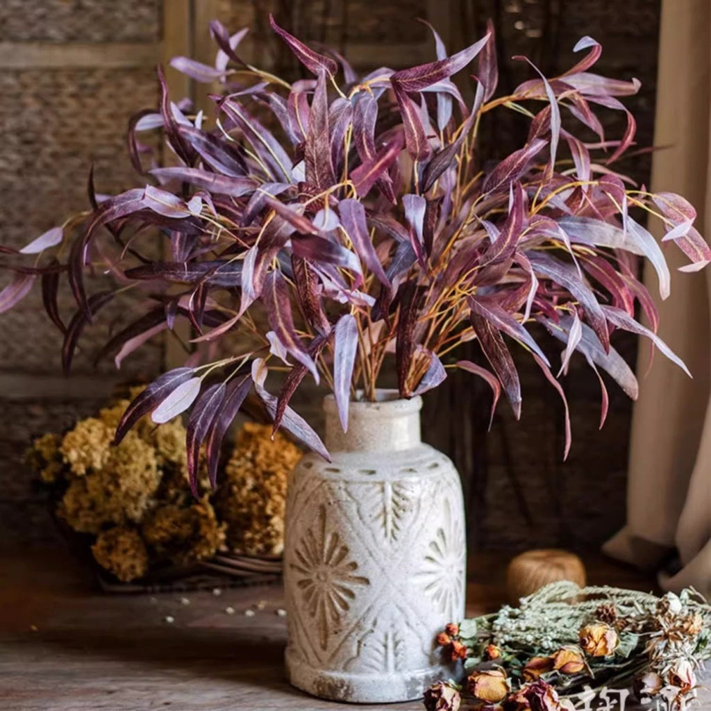 Whispers of Autumn Eucalyptus Stem 33" Tall