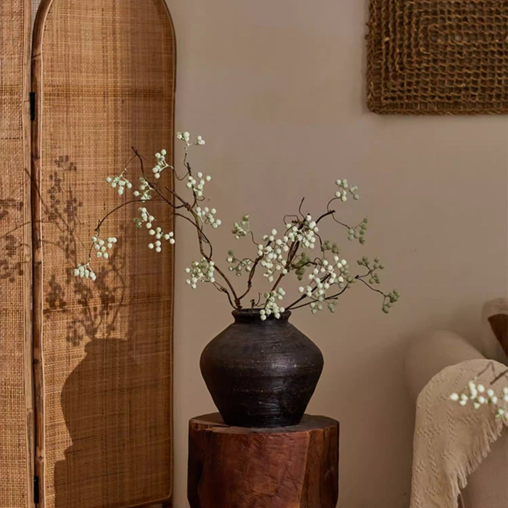 Zen Style Light Green Berry Stem 37.8" Tall