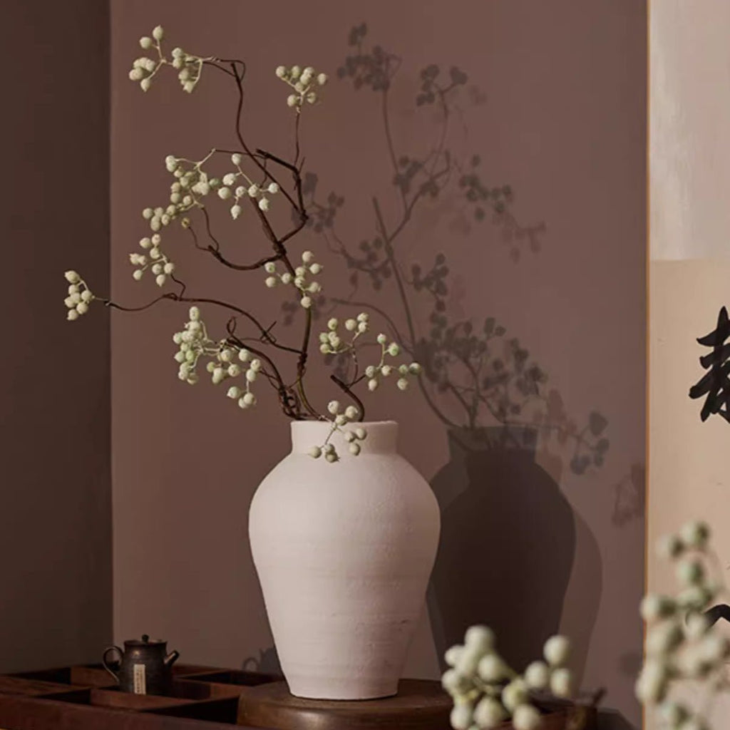 Zen Style Light Green Berry Stem 37.8" Tall