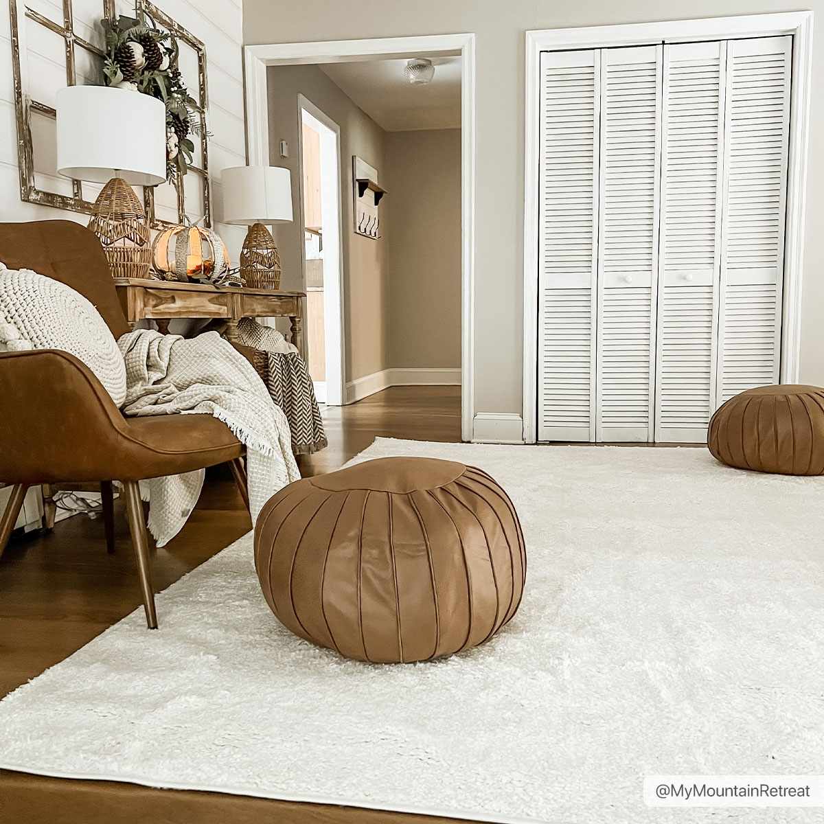 Judy White Washable Area Rug - Clearance