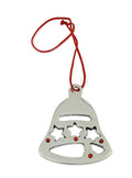 Jingle Bell Christmas Tree Ornaments Decorations Set of 4