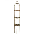 60-inch Copper Finish Steel Outdoor Garden Trellis Obelisk
