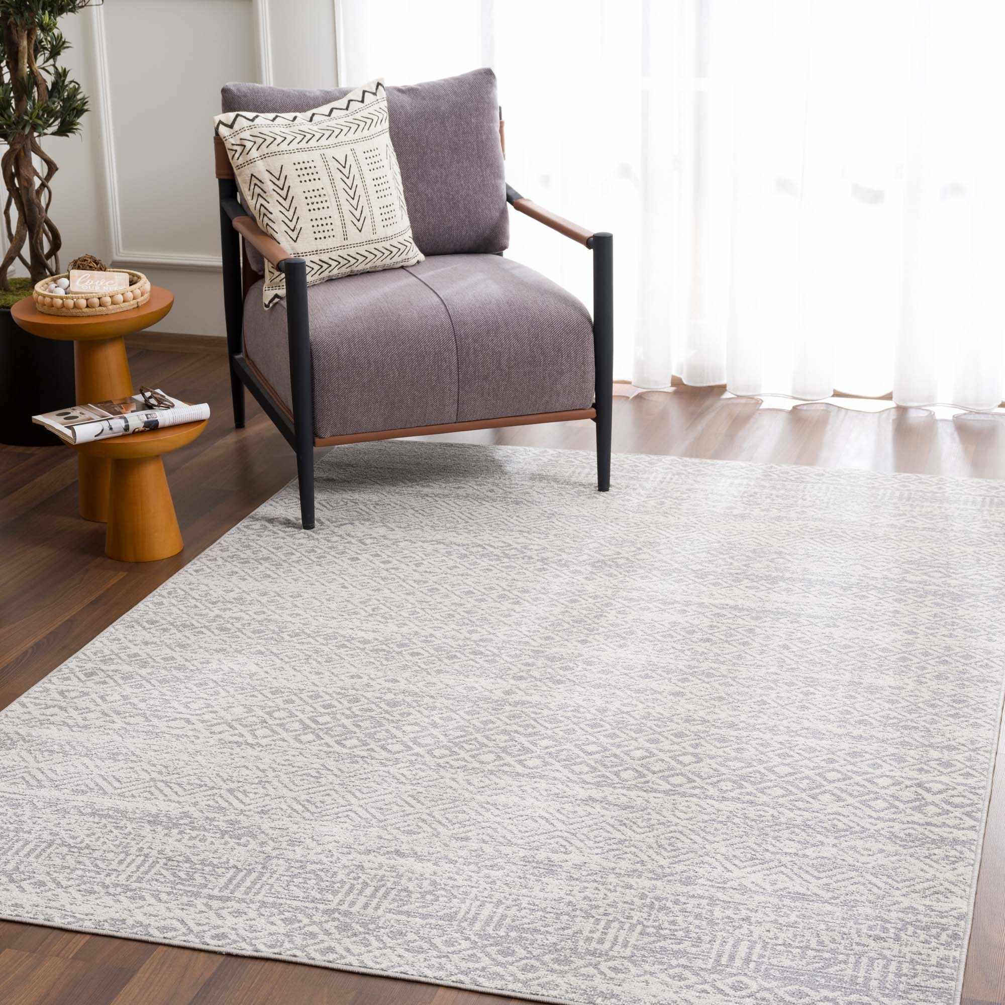 Gravelbourg Washable Boho Rug
