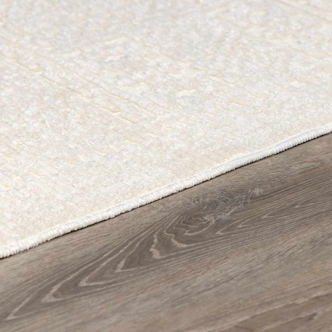 Bahar Cream Washable Area Rug