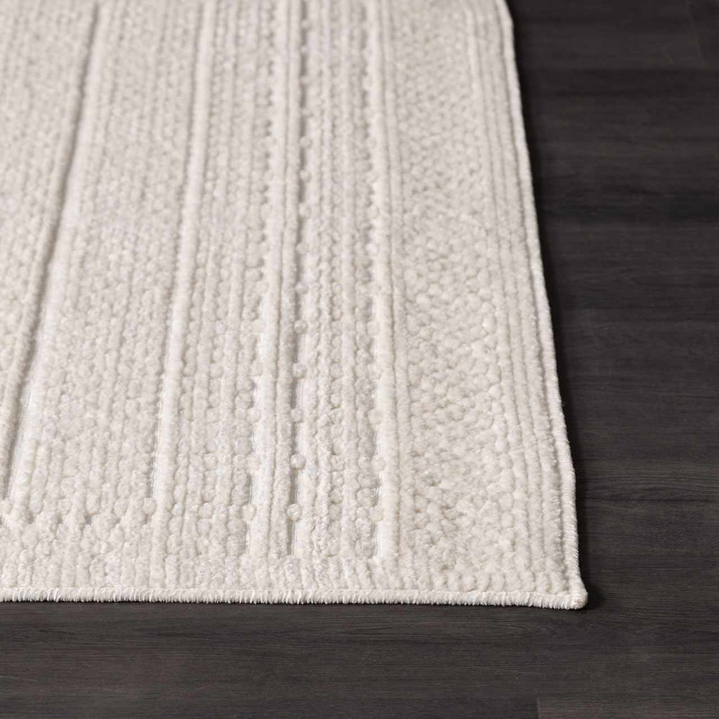 Bahar Cream Washable Area Rug