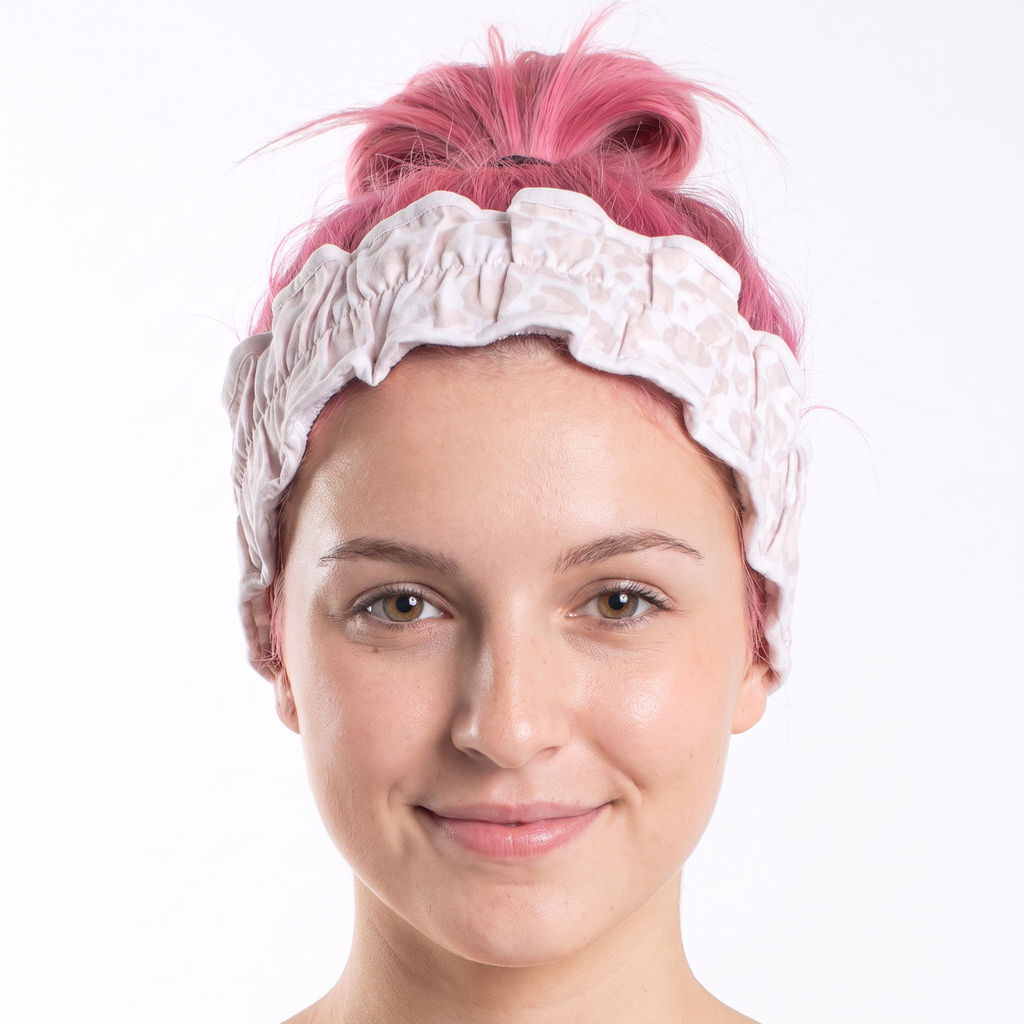 Leopard Spa Headband | Hair Band for Skincare Facial After Shower