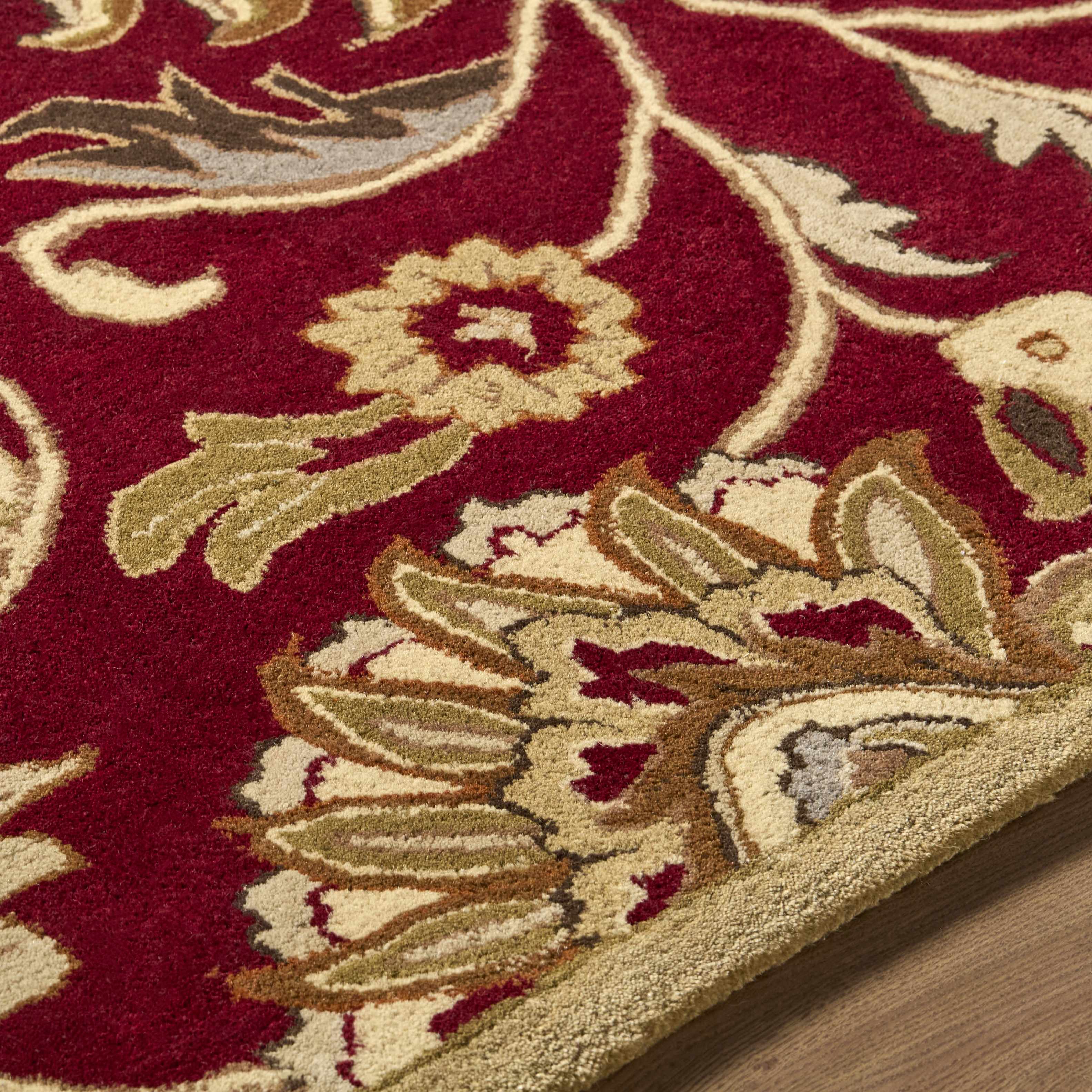 Conesus Red 1061 Hand Tufted Wool Rug