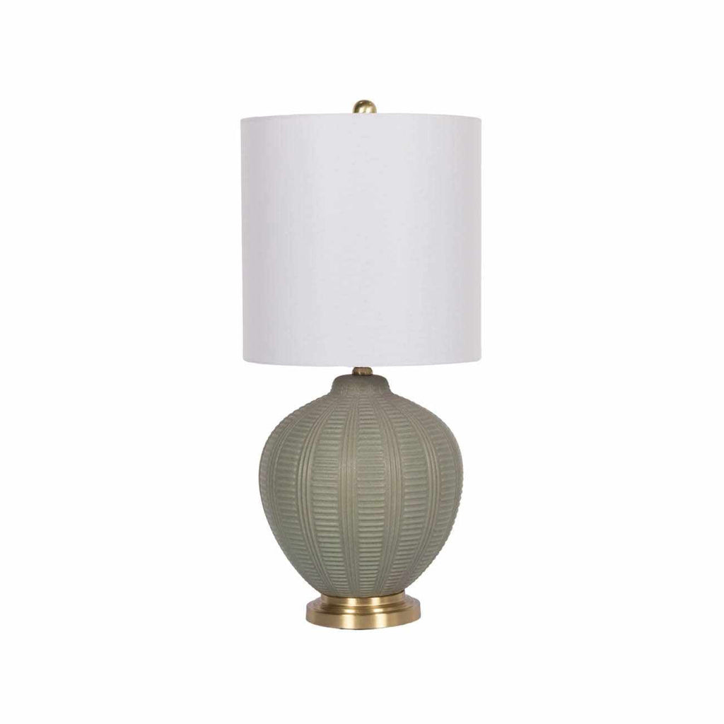 McMurray Green Textured Table Lamp - Clearance