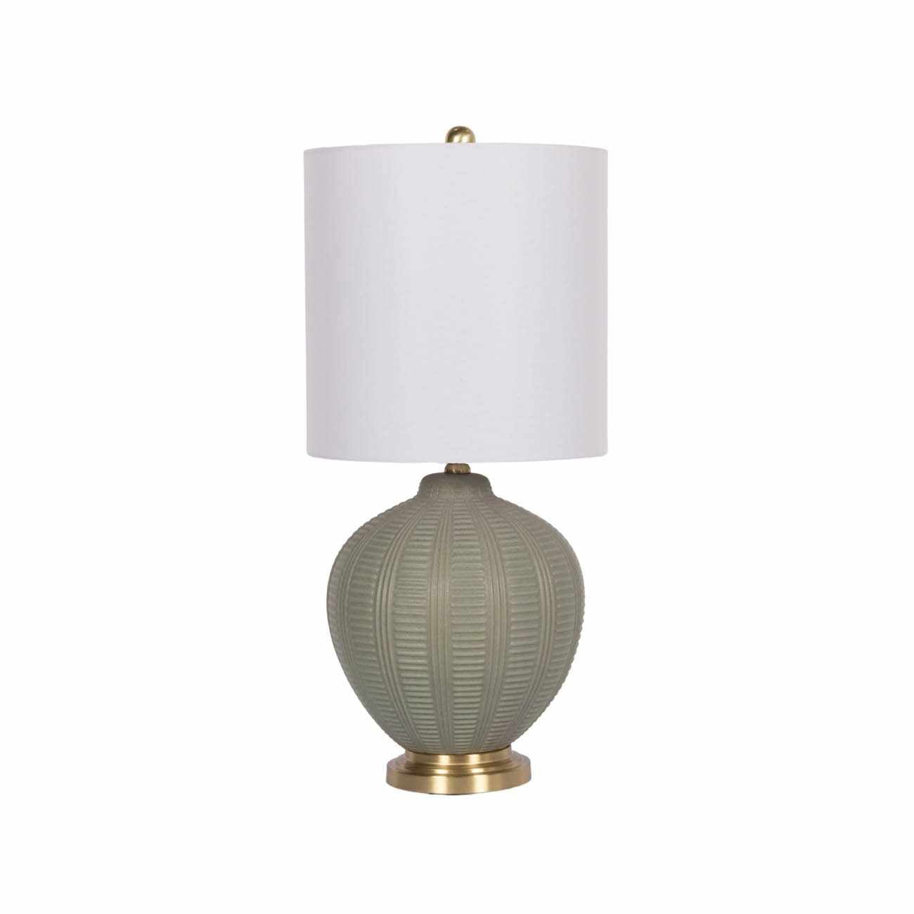 McMurray Green Textured Table Lamp - Clearance