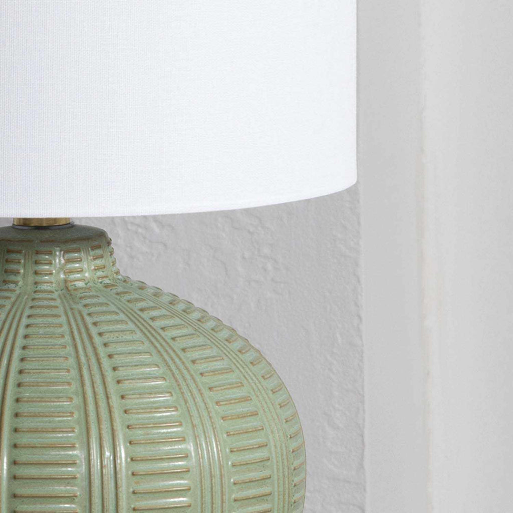 McMurray Green Textured Table Lamp - Clearance