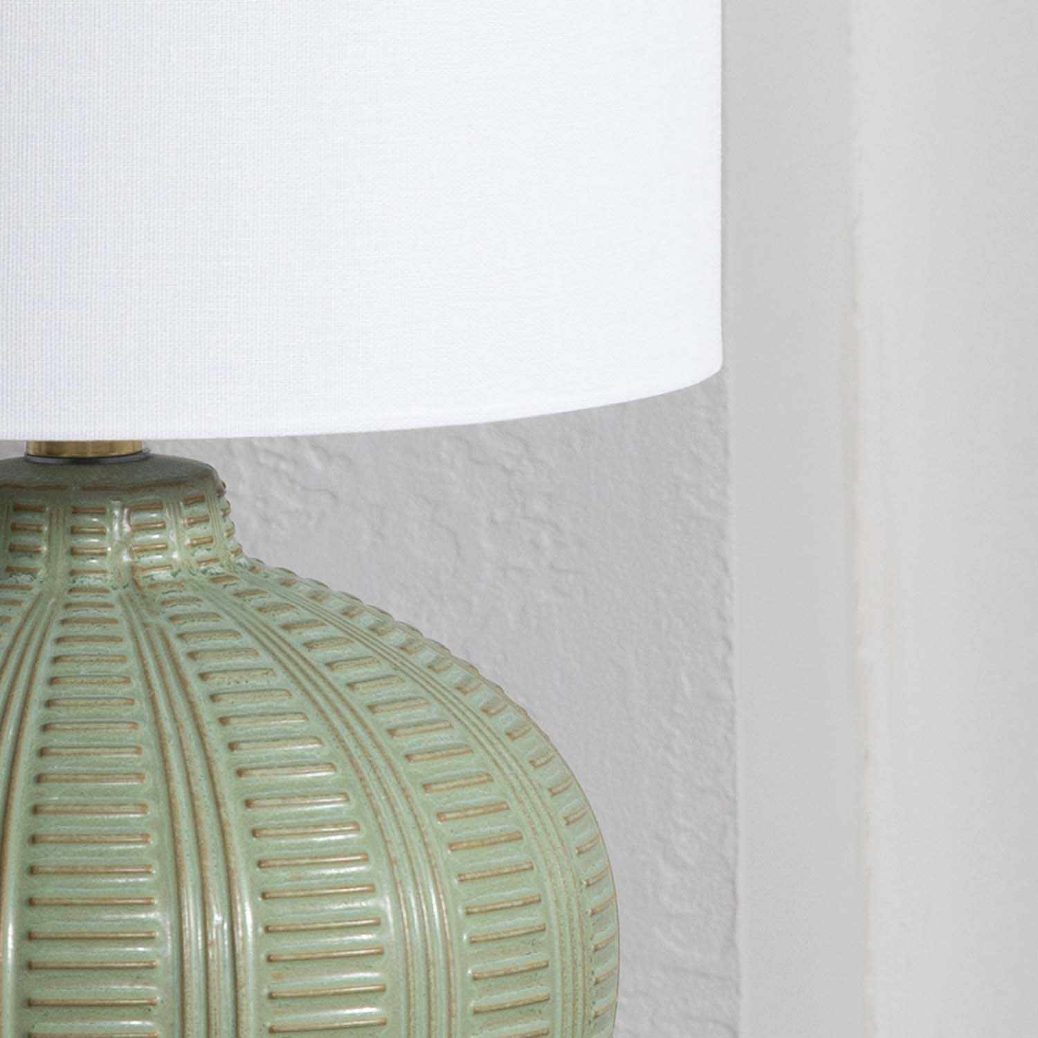 McMurray Green Textured Table Lamp - Clearance