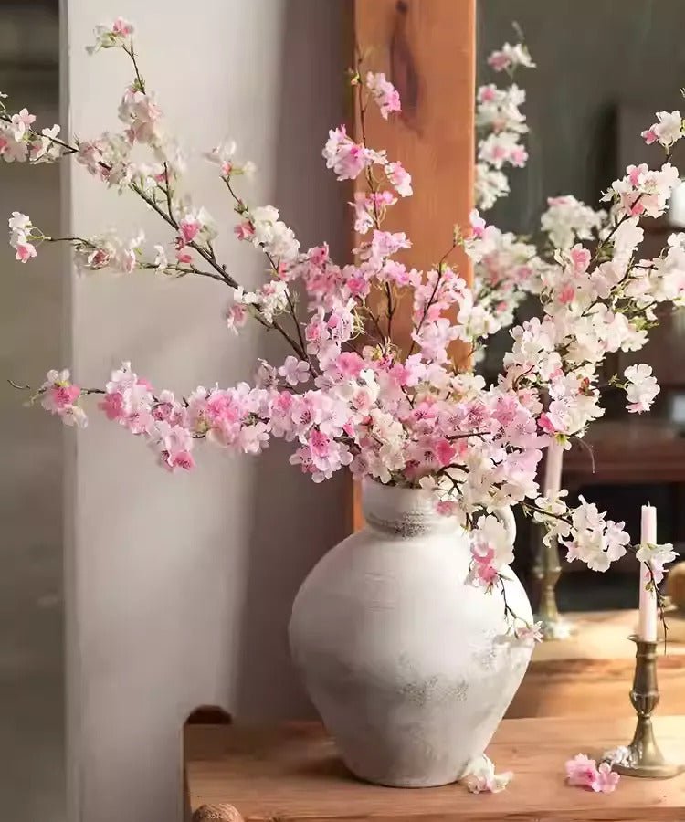 Blushing Cherry Blossom Branch 43.3" Tall