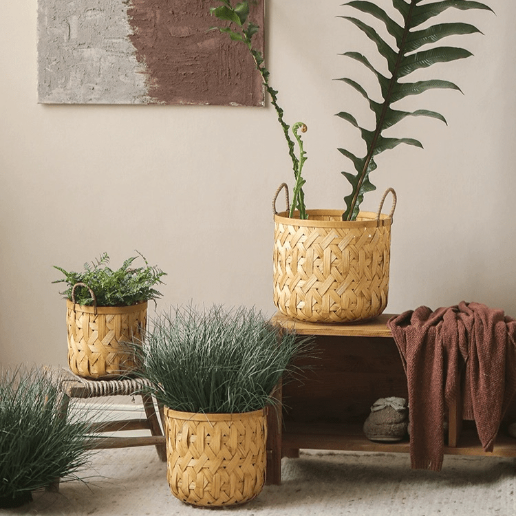 Bamboo Woven Storage Basket