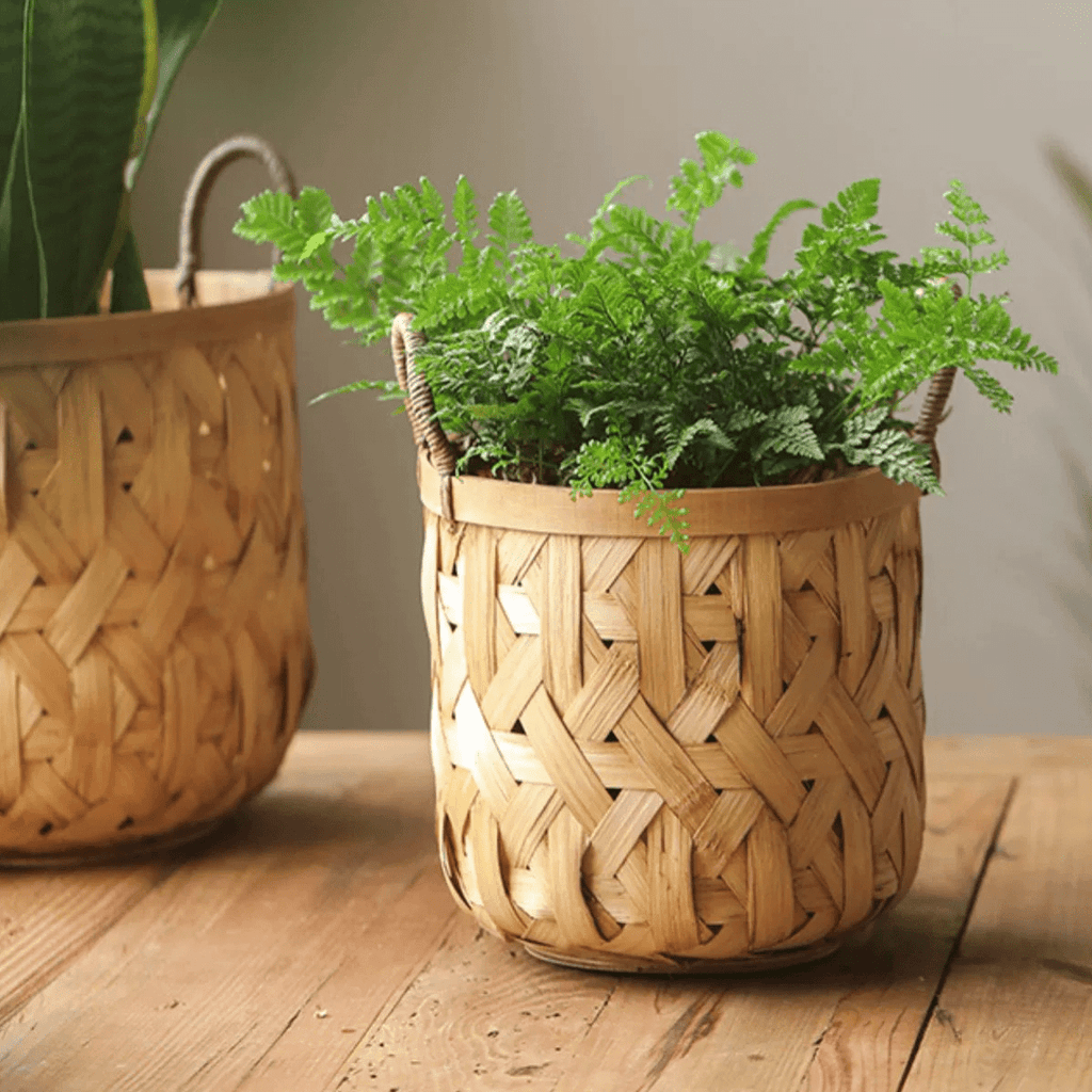 Bamboo Woven Storage Basket