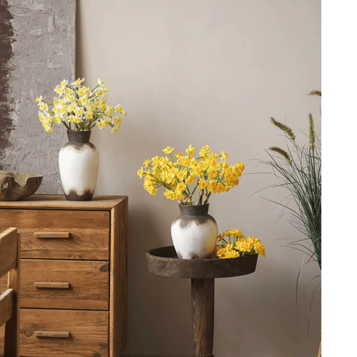 Faux Daffodil Bundle 24" Tall